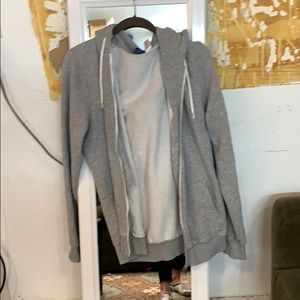 MENS plain zip up